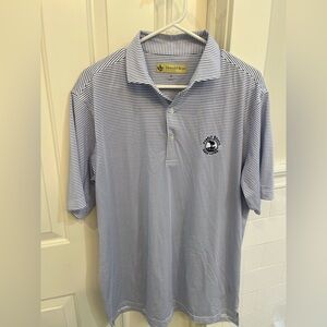Donald Ross Men’s Striped Polo Golf Shirt - Pebble Beach | NWOT Size M | Gift